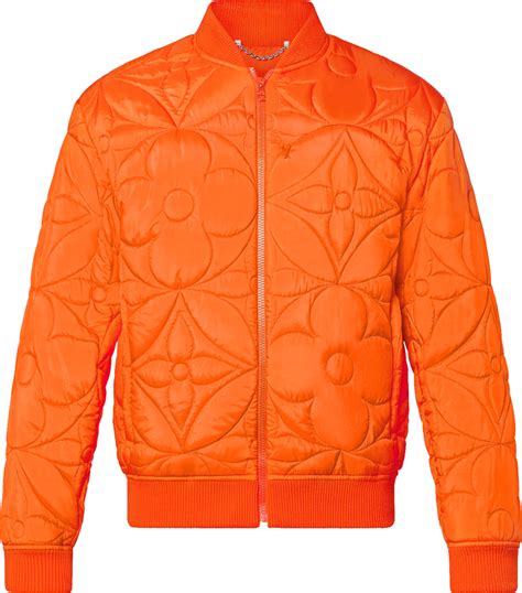 louis vuitton orange bomber jacket|Louis Vuitton reversible jacket.